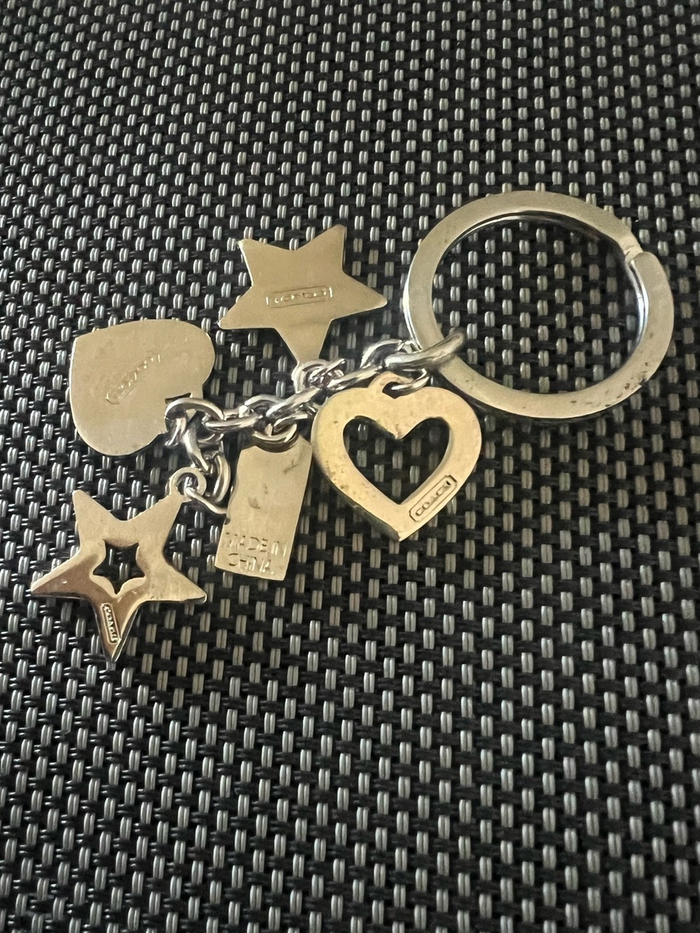Coach Heart and Star Keychain - Picture 6 of 6